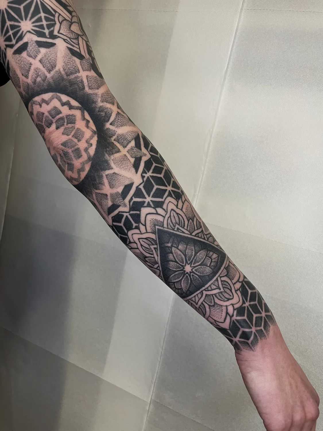 Dotwork-Sleeve von Marius